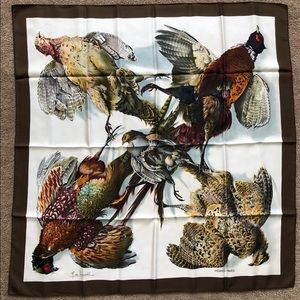 Authentic Hermès scarf Belle Chasse by Henri de Linares